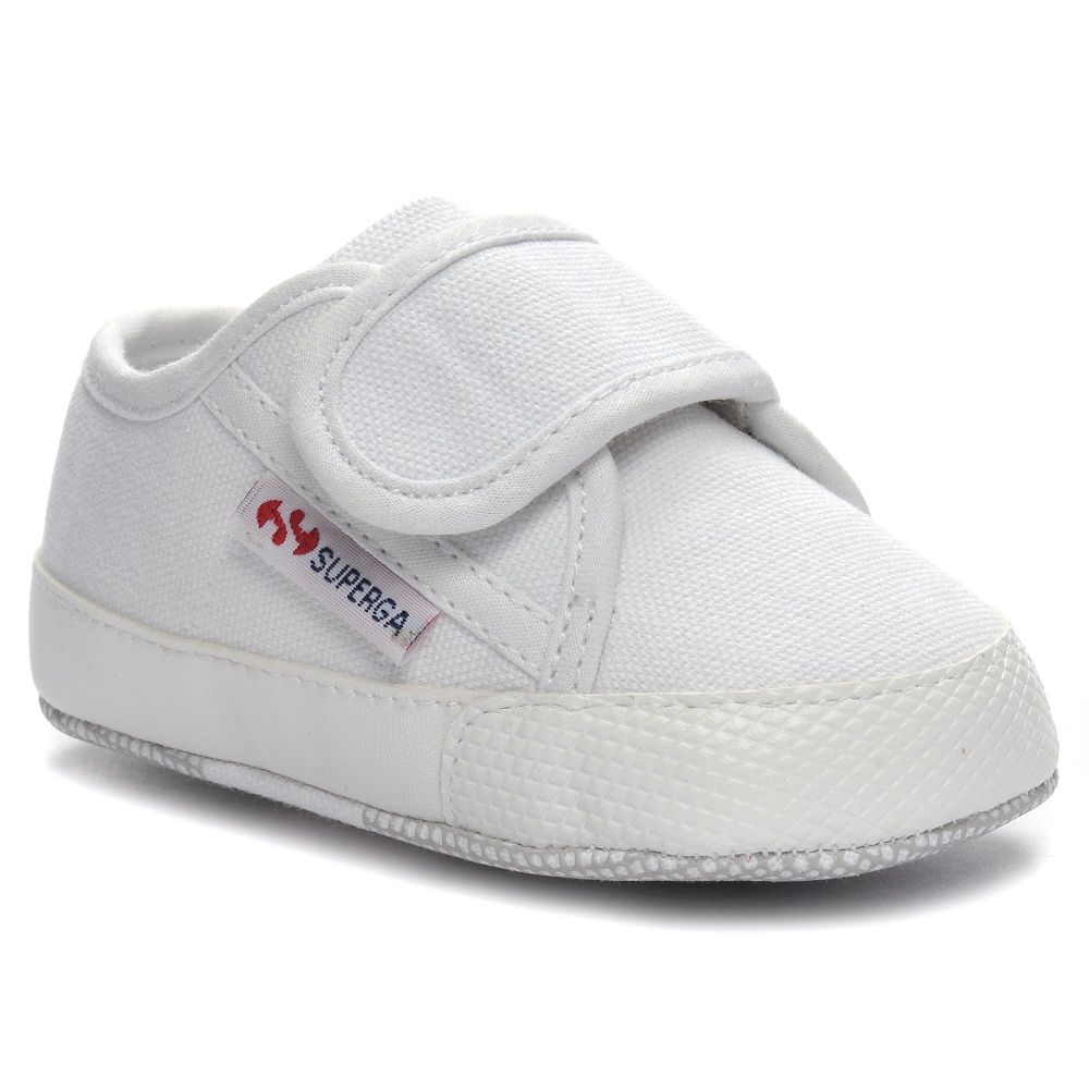 Superga 4006 White Low Top Sneakers - Kids Sneakers USA | US0674931